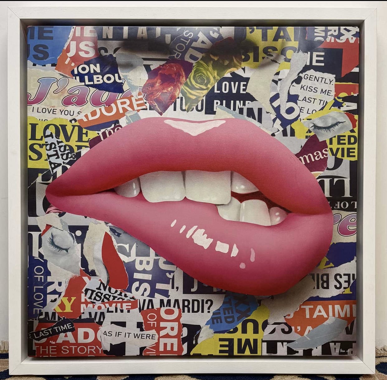 Temptation', Hand Embellished Print on Canvas, #16/150